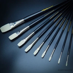 Rosemary & Co Ivory Long Flats Brushes Full Range Singles Fast Shipping - Picture 1 of 58
