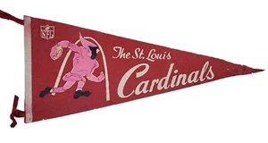 1960's NFL St. Louis Cardinals Full Size Pennant Old Vintage Logo Football Arch - Picture 1 of 11