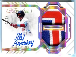 ALEX RAMIREZ 2023 Panini Impecable JERSEY PARCHE AUTOMÁTICO RPA Novato RC Mets/10 - Imagen 1 de 1