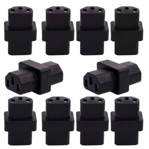 (10PACK) IEC 320 C13 to C13 AC Adapter Female to Female - Picture 1 of 6