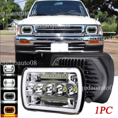 Самая яркая прямоугольная светодиодная фара 5X7 дюймов 7x6 дюймов дневные ходовые огни подходят для пикапа Toyota - Изображение 1 из 4