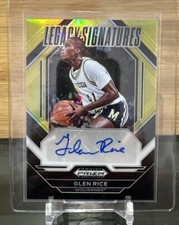 2023 GLEN RICE Panini Prizm Draft Picks BLACK GOLD Legacy Signatures AUTO #5/5 