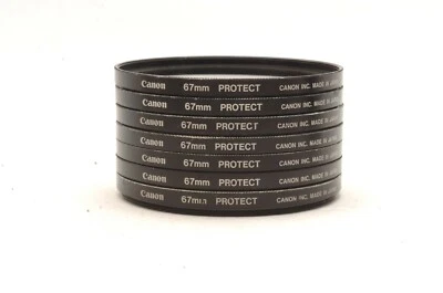 @ SakuraDo Camera @ Discount! @ Canon 67mm Protect Lens Filter Lot of 7 Set - Image 1 of 4