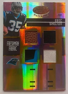 Camiseta/fútbol dorado Leaf Certified Materials 2005 #211 Eric Shelton #13/25 - Imagen 1 de 2