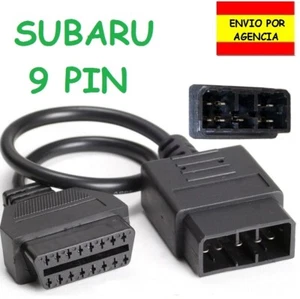 Adaptador OBD2 Subaru 9 PIN A 16 PIN diagnosis Conector Diagnóstico Coche OBD - Imagen 1 de 8