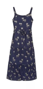 Fat Face Nita Foil Palm Tree Soft Feel Jersey Long Dress Size 10 BNWT RRP £49.50 - Picture 1 of 13