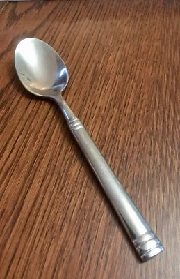  Gibson Chevalier Bandas Verticales Punta Plana Inoxidable 1- Lugar Cuchara Ovalada 8" Foto 1 de 3