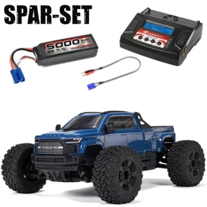 Arrma ARA4312V4T3 BIG ROCK 223S DSC 4X4 1:10 BLX Brushless Blau - 3S Power Pack - Bild 1 von 1