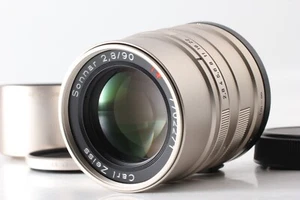 【MINT w/ Hood】 Contax Carl Zeiss Sonnar T* 90mm f2.8 G Lens G1 G2 from JAPAN 428 - Picture 1 of 8