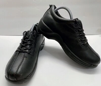 Zapatillas deportivas Dansko de cuero negro con cordones zapatos cómodos para mujer EE. UU. 10,5/11 UE 41 Foto 1 de 4
