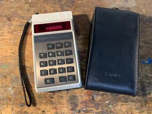 2 Taschenrechner: Canon Palmtronic LE-81 & MBO Concorde III + Taschen - Bild 1 von 22