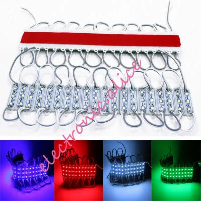 20-500PCS 2835 3LED Module 12V LED sign Backlight Modules Advertising Light Box - Image 1 of 4