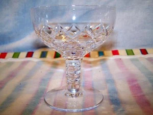 Copa de champán o Sherbet alta de cristal inglés corte Beau by Stuart 7 disponibles - Imagen 1 de 9