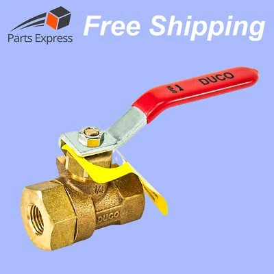 1/4" BRONZE BALL VALVE *200 WSP* FOR HIGH PRESSURE STEAM SERVICE, #80 - Image 1 of 4