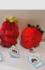 NEW Jellycat Amuseable Strawberry, Rasberry New with Tags Fabulous