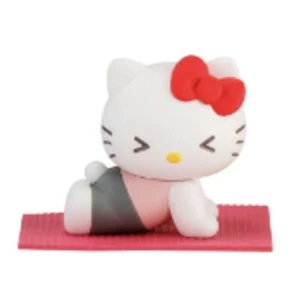 New Gacha Hello Kitty figure capsule toys SANRIO Yoga for Everyone Kawaii Kitty - Picture 1 of 4