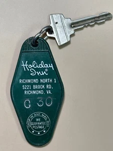 Holiday Inn Hotel Motel Room Key Fob & Key Richmond Virginia #C30 - Picture 1 of 2
