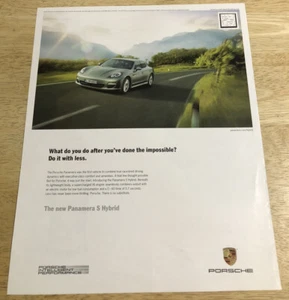 2011 PORSCHE Panamera S Hybrid / Glenmorangie - Vince Verma - pubblicità stampa su 2 lati - Foto 1 di 4