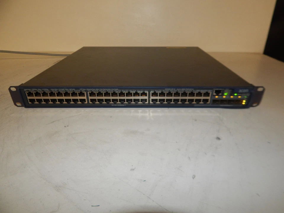 3Com 3CRS48G-48P-91 PWR 48-Port Gigabit Switch (MHJ38) - Image 1 of 4