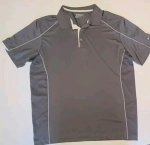 Nike Golf Tour Performance Dri-Fit Polo Gray Short Sleeve Shirt Men's Size XL - Picture 1 of 7