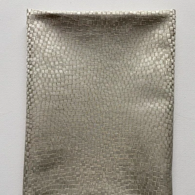 Kravet Couture Dazzling Haute White Gold  Designer Fabric Remnant 24x24" - Image 1 of 3