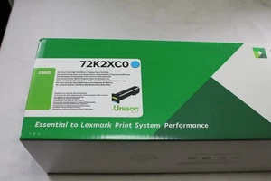Original Lexmark 72K2XC0 Toner blau, cyan OVP & Neu - Zdjęcie 1 z 2