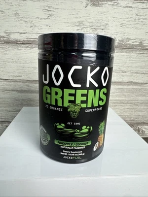 Jocko Fuel Daily Greens Powder Organic Greens Superfood Pineapple Coconut 8/26 - Image 1 of 4