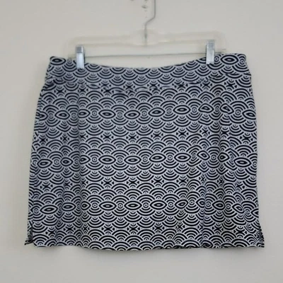 Soybu Black & White Geometric Print Skorts XL - Image 1 of 4