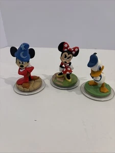Lote Figuras Portal Disney Infinity Hechicero Mickey Mouse Minnie Donald Duck - Imagen 1 de 3