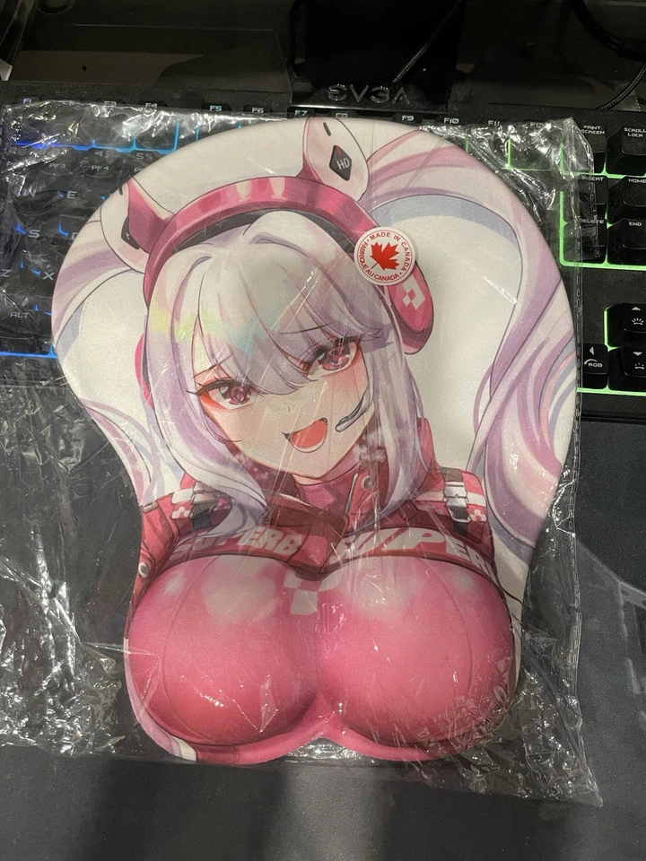 NIKKE Alice icon 3D oppai Anime MousePad Genshin Impact Wrist Rest Mouse Pad - Image 1 of 3
