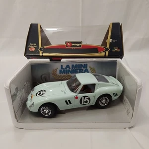 Modellino Mini Miniera Ferrari 250 GTO sc. 1/18 verde acqua Tourist Trophy - Picture 1 of 8