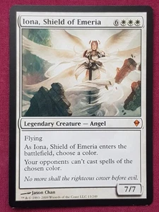 Magic The Gathering ZENDIKAR IONA SHIELD OF EMERIA white card MTG - Picture 1 of 2