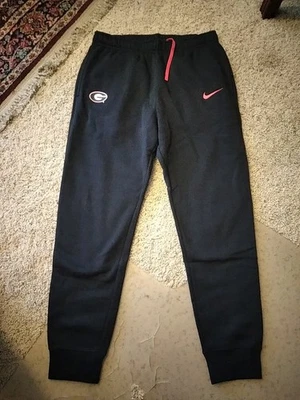 Nike UGA Georgia Bulldogs 2024 On Field Team Issue Sweatpants HJ7478-010 SMALL  - Image 1 of 4
