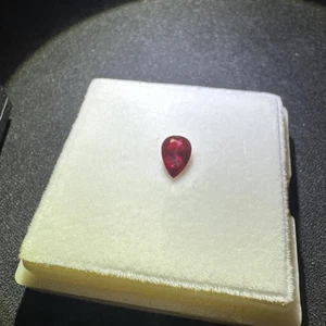 Red Tear Pear Drop Red Andesine Gem Stone 1.025ct 1 ct Rare Natural - Picture 1 of 14