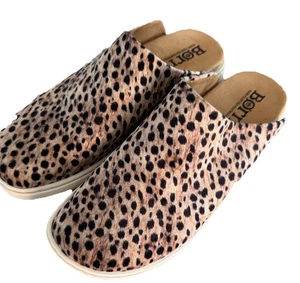 Sneaker Zen BORN donna 10M mulo nero tessuto ghepardo naturale MORBIDA tendenza autunnale - Foto 1 di 4