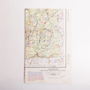 Sectional Aeronautical Chart map Cleveland OH 1969 - Bild 1 von 3