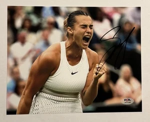 ARYNA SABALENKA HANDSIGNIERT 8x10 FOTO HANDSIGNIERT TENNIS STAR RARE PSA COA - Bild 1 von 1
