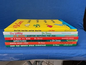 Lot of 7 - Children's HC, Dr. Seuss The Lorax, Horton Hears a Who & Others - Picture 1 of 10