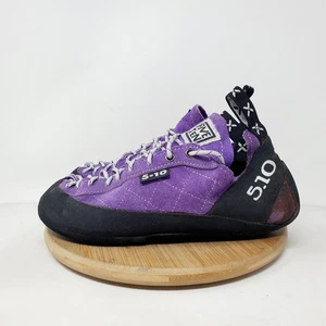 Zapato de Escalada Five Ten Para Hombres 8 Cuero Púrpura Con Cordones Boulder Gimnasio 5.10 Stealth C4 - Imagen 1 de 15