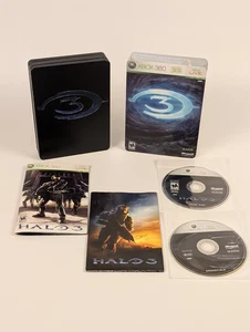 Halo 3 Limited Collector's Edition Steelbook (Microsoft Xbox 360) Missing Book - Picture 1 of 16