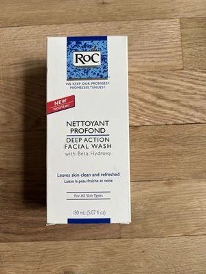 Limpiador facial Roc Deep Action Beta Hydroxy todo tipo de piel nuevo en caja 5FL Foto 1 de 4
