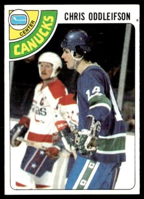1978-79 Topps Chris Oddleifson Vancouver Canucks #183 - Image 1 of 2