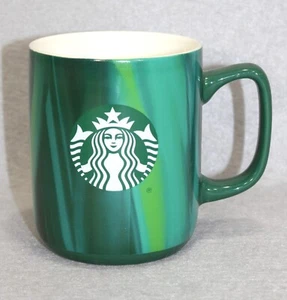 Tazza da caffè Starbucks 2022 verde nebbioso marmorizzato 15 oz - Foto 1 di 5