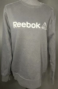 Reebok Sweater Vintage size S pullover black logo - Picture 1 of 3