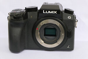 Panasonic DMC-G70 LUMIX 16MP 4K Wechselobjektivkamera - Schwarz Systemkamera
