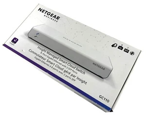 NETGEAR VIZN 8-Port Gb Ethernet 2 SFP Ports (GC110) Smart Cloud Switch - Picture 1 of 3