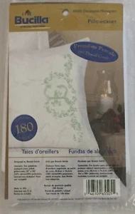 Juego de 2 monograma decorativo 65505 con estampado de bucilla para fundas de punto de cruz - Imagen 1 de 5