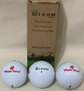 Dixon Earth Golfbälle - Fiesta Schüssel Logo - 3er Pack NEU - NCAA College Schüssel - Bild 1 von 3