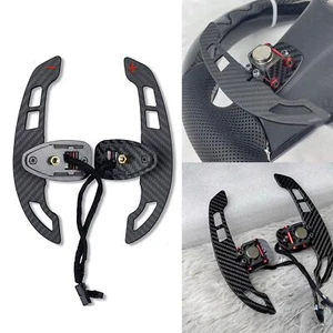 For Benz C43 C63 W205 AMG Carbon Fiber Steering Wheel Shift Paddle Repalce Cover - Picture 1 of 10