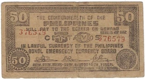 Billete Filipinas (Bohol) PS134e 50 centavos - Imagen 1 de 2